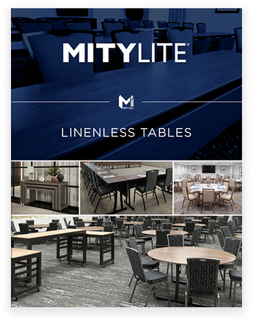 Thumbnail of the linenless table brochure