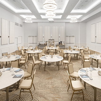 Posh banquet and conference set up
