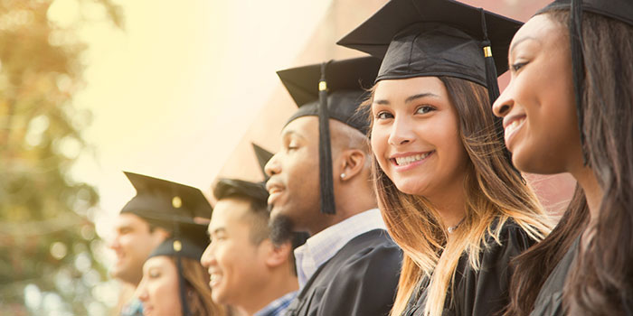 Students at Graduation Ceremony