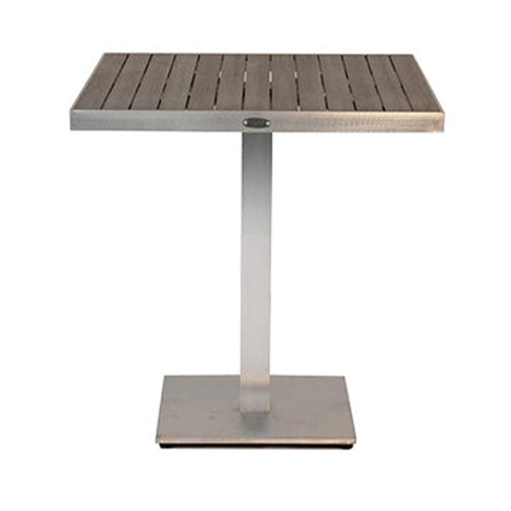 Mesa de bar Willow con pedestal cuadrado