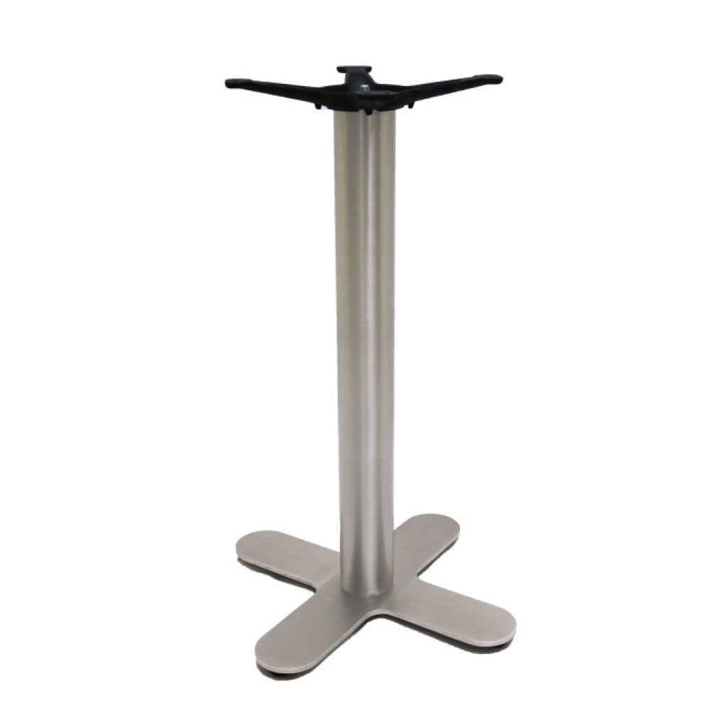 4-Prong Stainless Steel Table Base Dimensions