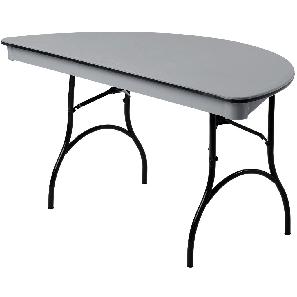 Table demi-ronde en ABS