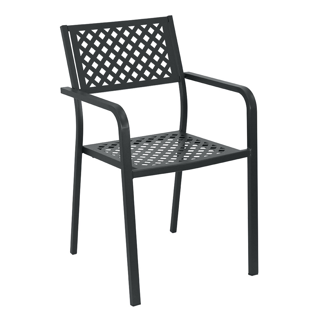 Aluminium garden chairs online with arms