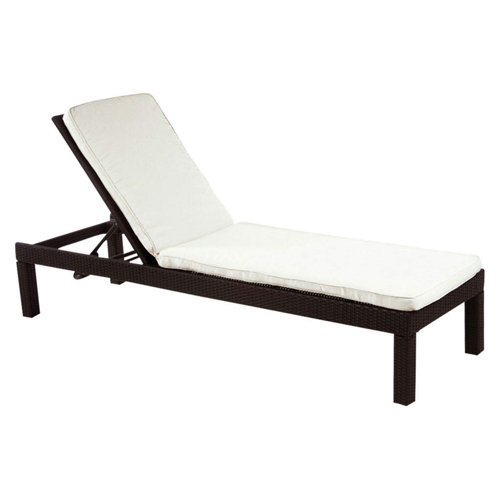 Chaise longue en bouleau