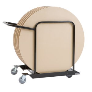 Chariot CT chargé de 5 tables