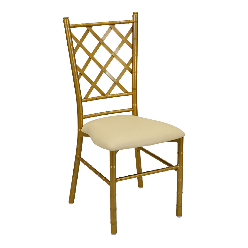 Aluminum Chiavari Lattice Back Chair