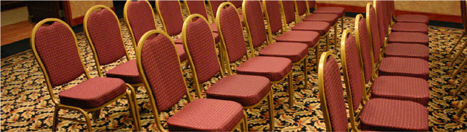 Elite Series Chairs in Rows