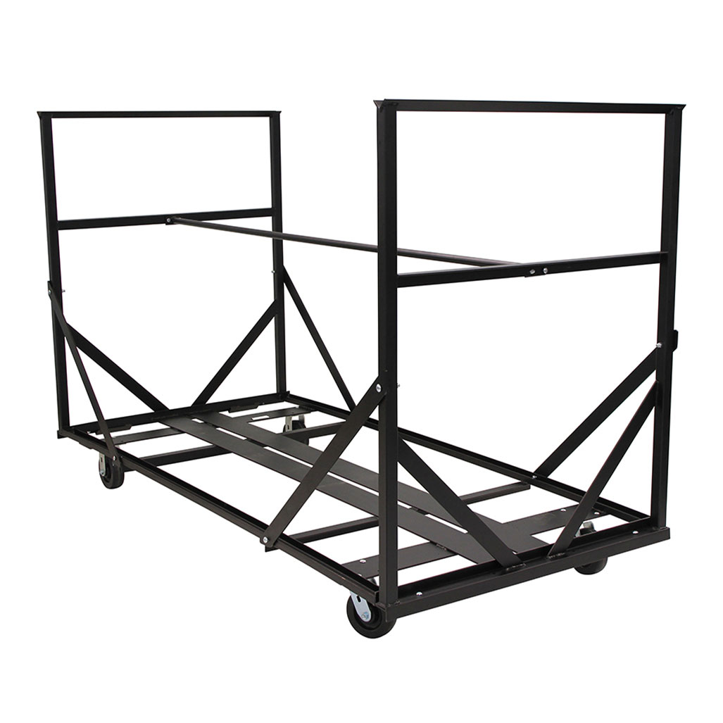 Folding Chair Cart - Stacking Unloaded