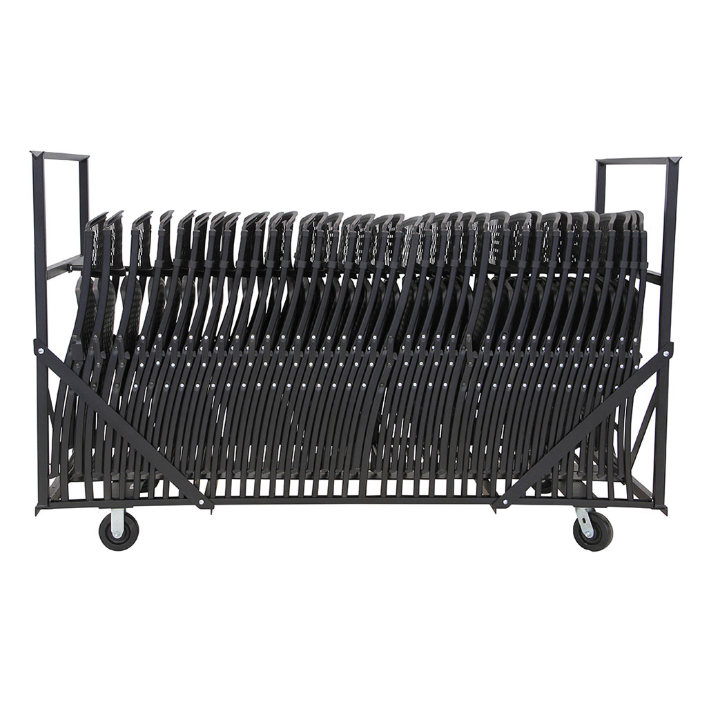 Folding Chair Cart - Stacking Loaded