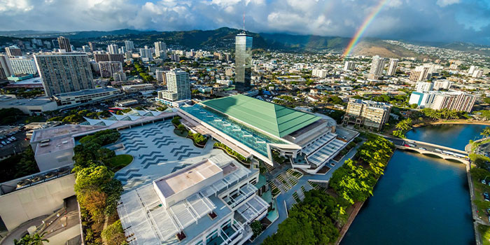 Hawaii Convention Center und Umgebung