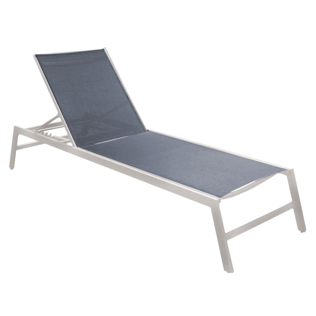 Chaise longue en maille Magnolia