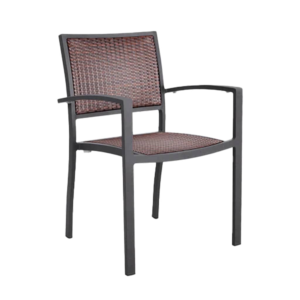 Magnolia Wicker Dining Chair with Arms Dimensions