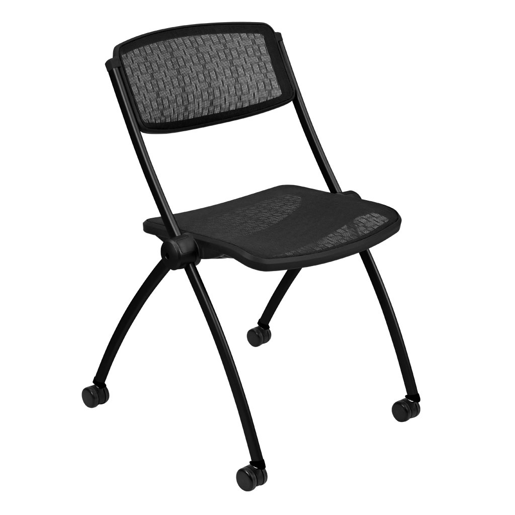 MeshOne Stacking Chair with Casters