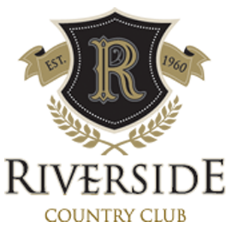 Logotipo del club de campo de Riverside