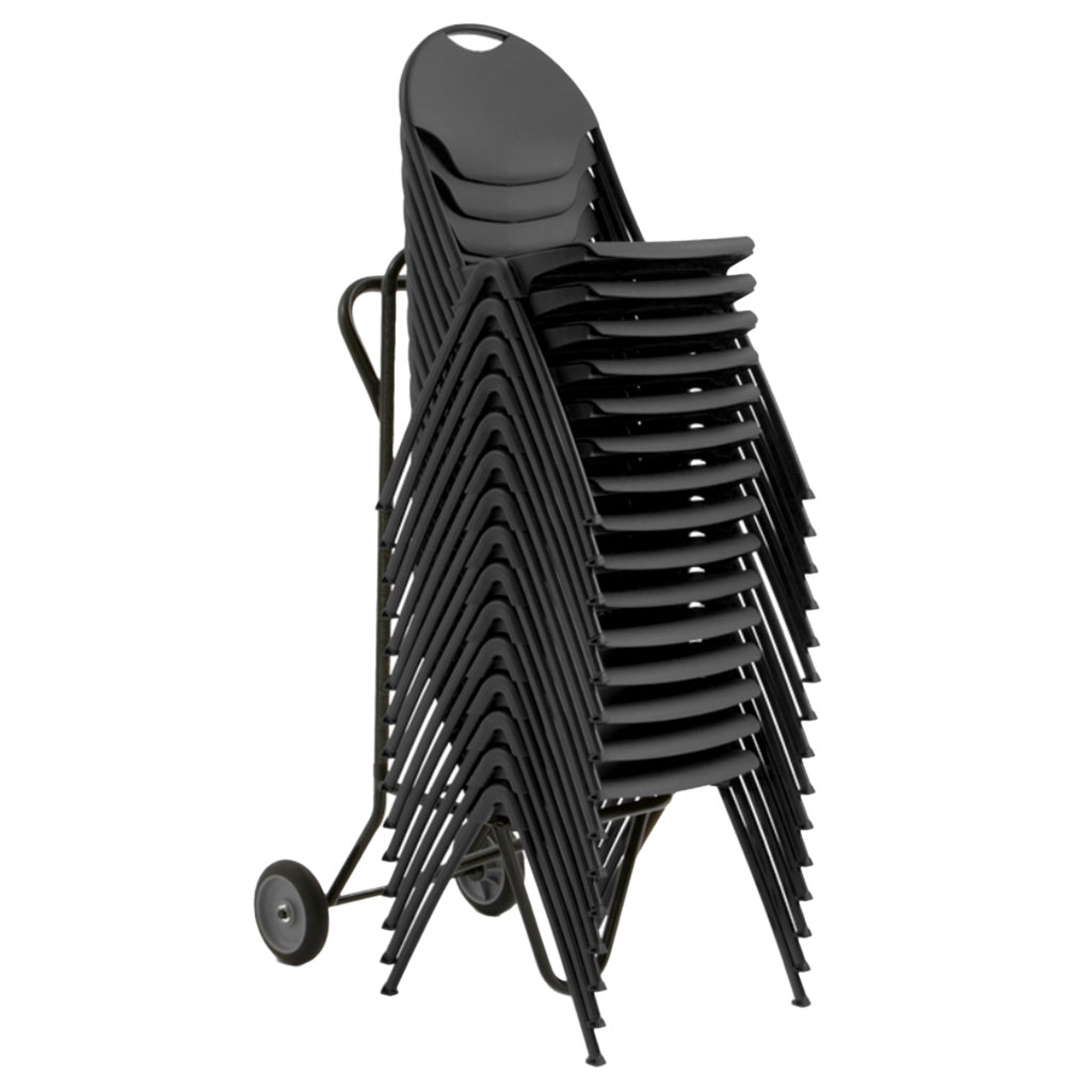 Stacking Chair Cart - 2 Wheel Dimensions