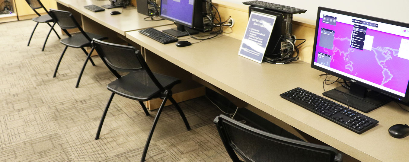 Folding Chairs in Computer Lab