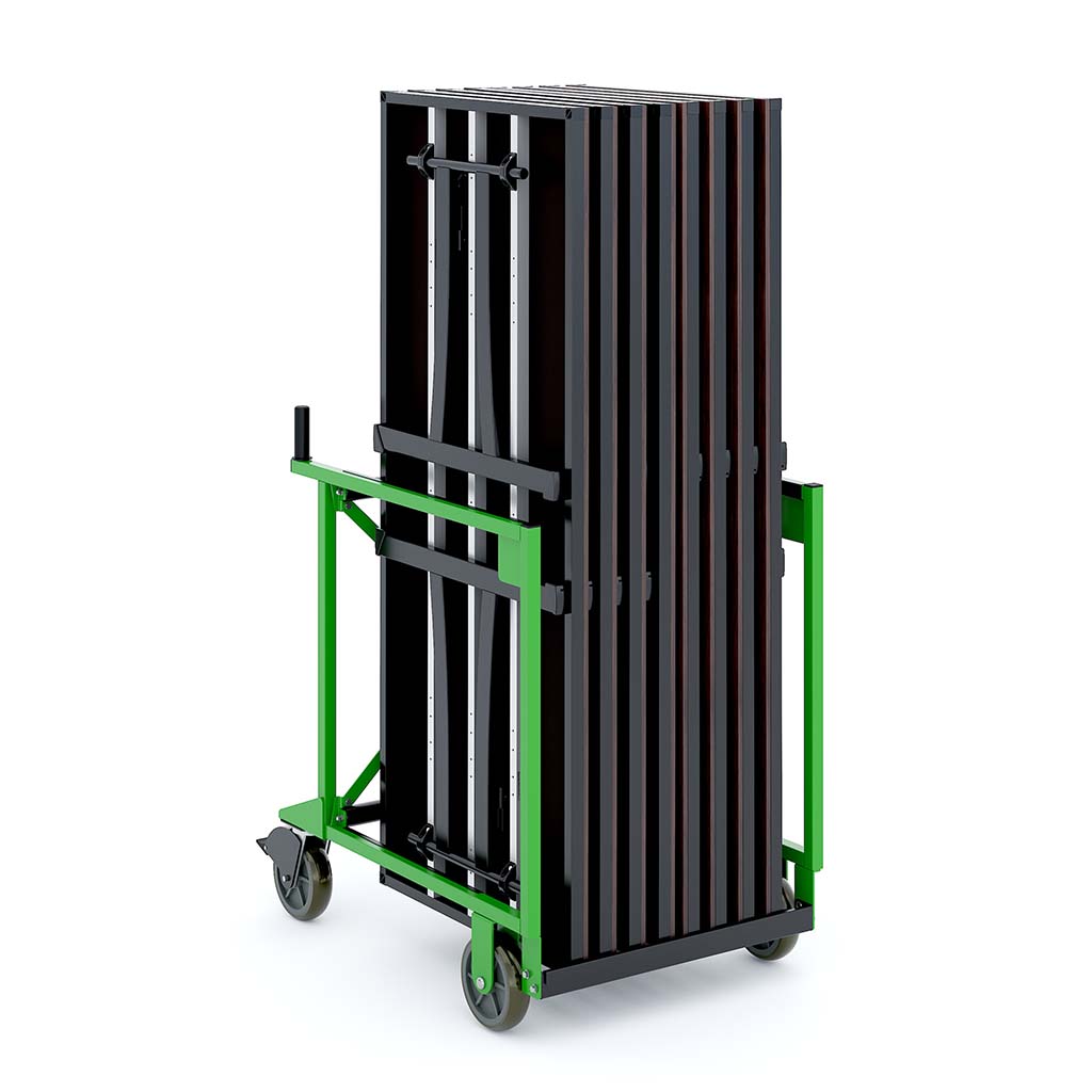 XpressPort_SpaceSaverCart Loaded 45 Angle