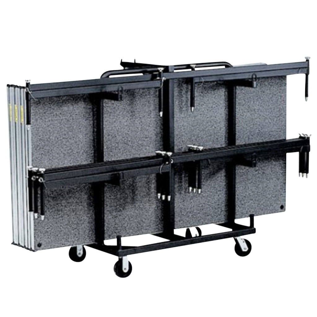 Z-800 Stage Transport Cart Loaded