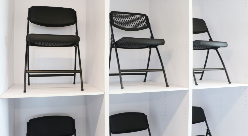 Various MityLite Folding Chairs