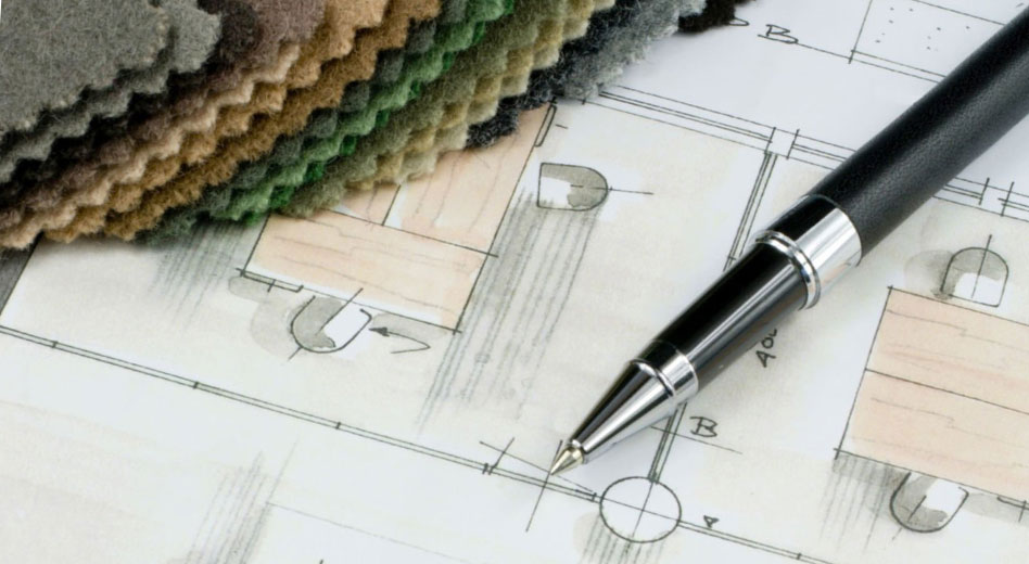 Close Up Image of Pen on Design Paper