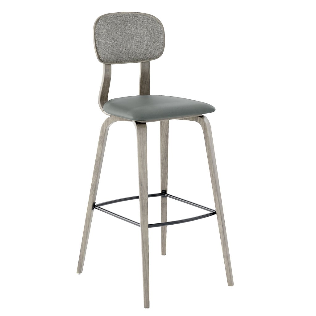 Kristi Barstool Fully Upholstered Front 45