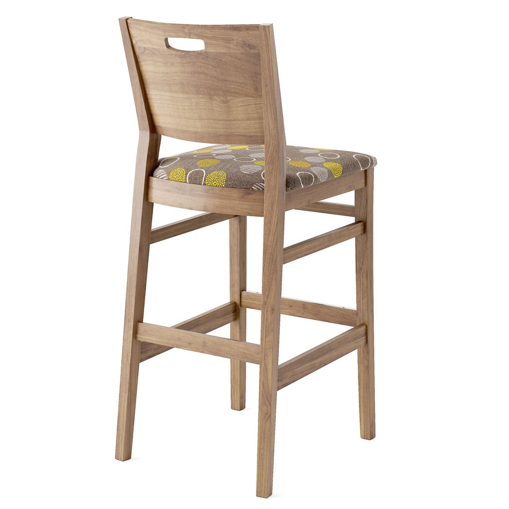 Tabouret de bar York dossier 45