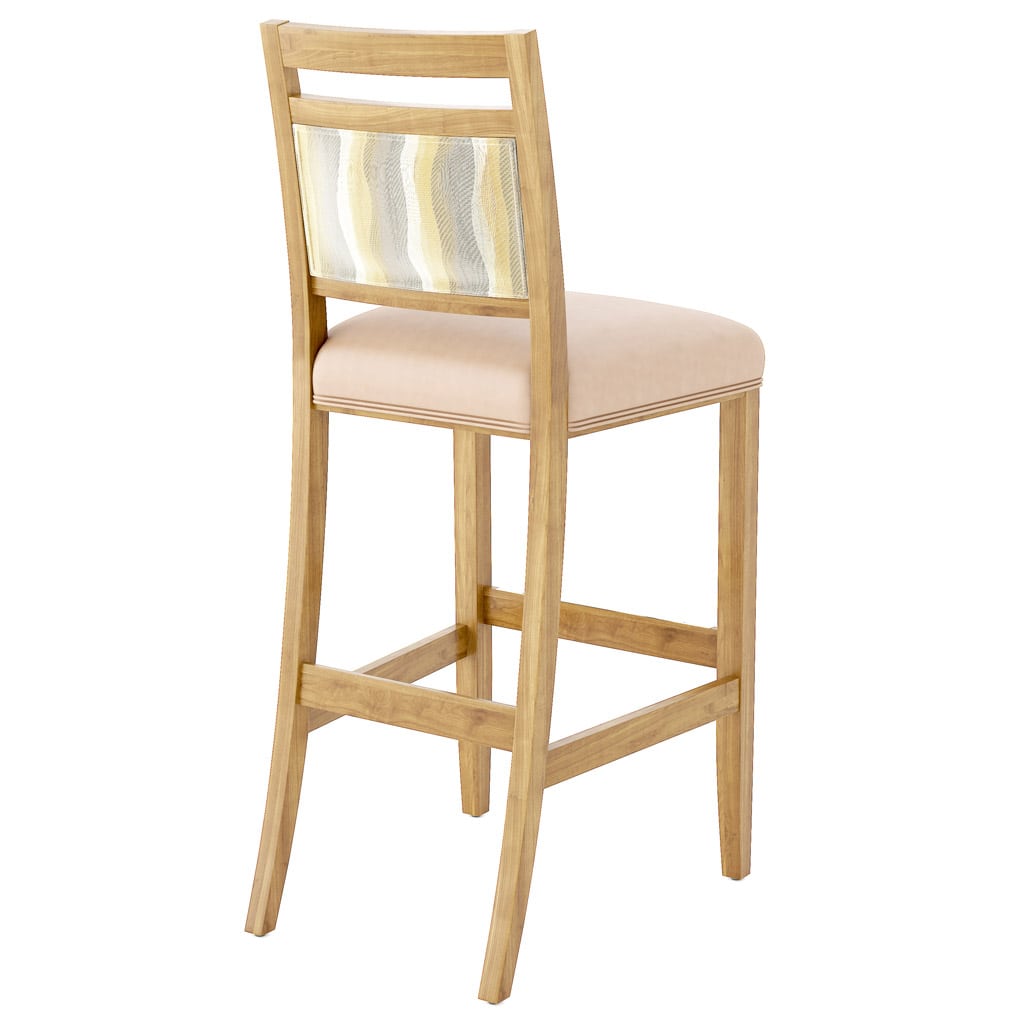 Alta Barstool with Accent Seat Back 45