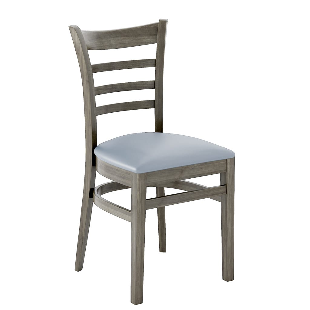 Carole Side Chair with Upholstered Seat Front 45