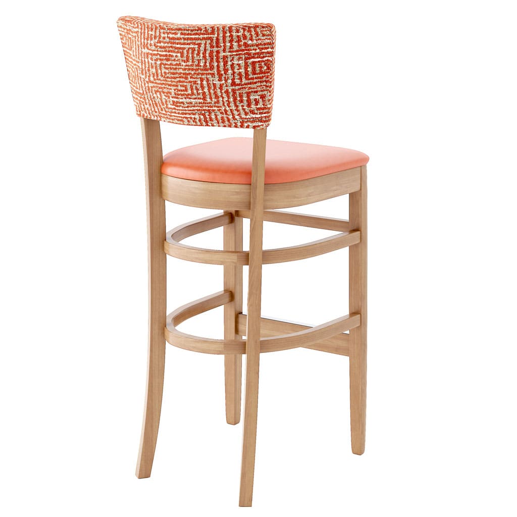 Denver Barstool Fully Upholstered Back 45