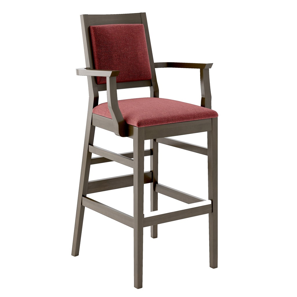 Tabouret de bar Dallas avec accoudoirs