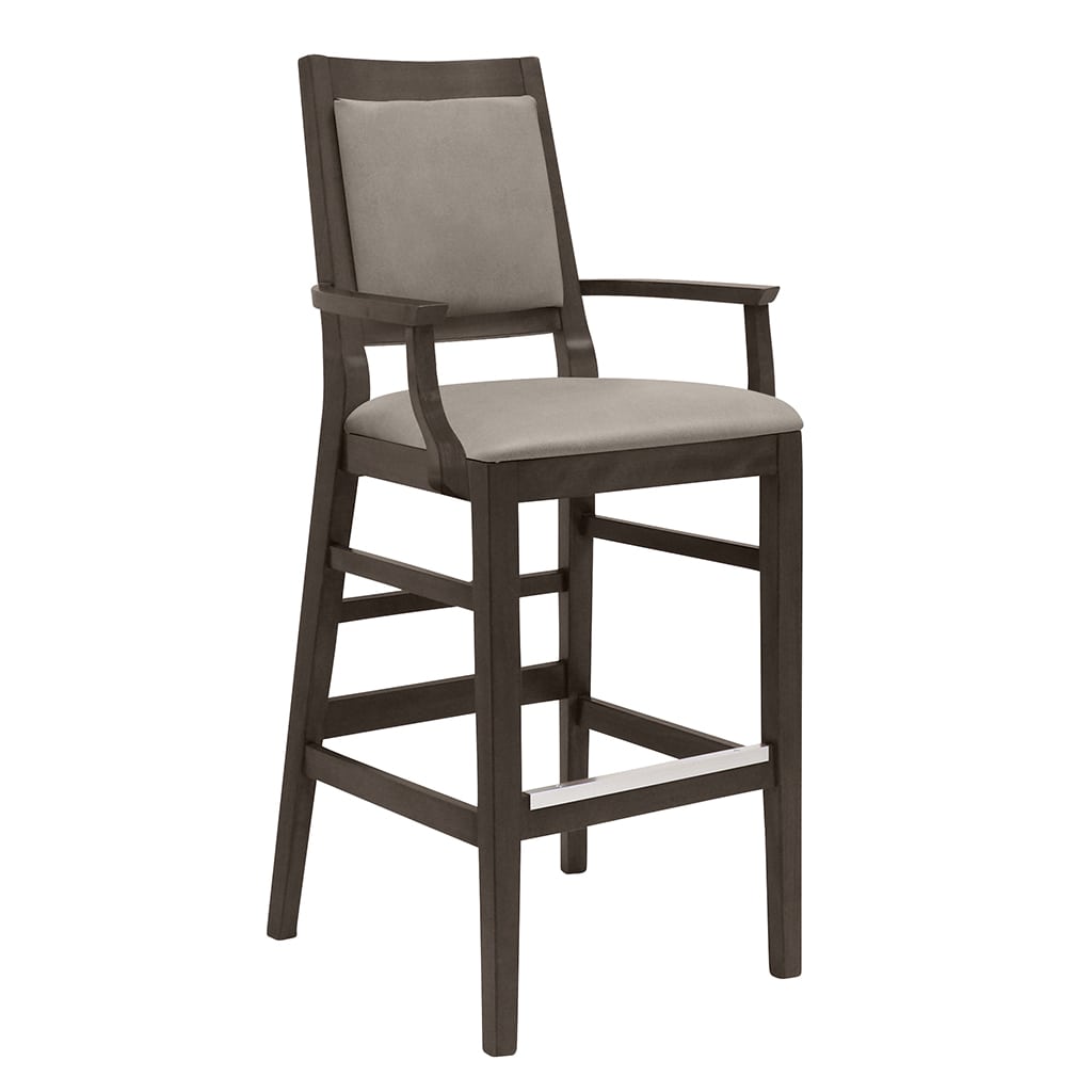 Tabouret de bar Dallas avec accoudoirs