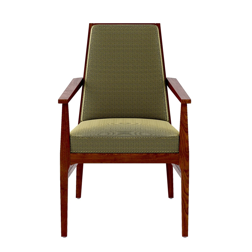 Lucca Armchair Front Angle