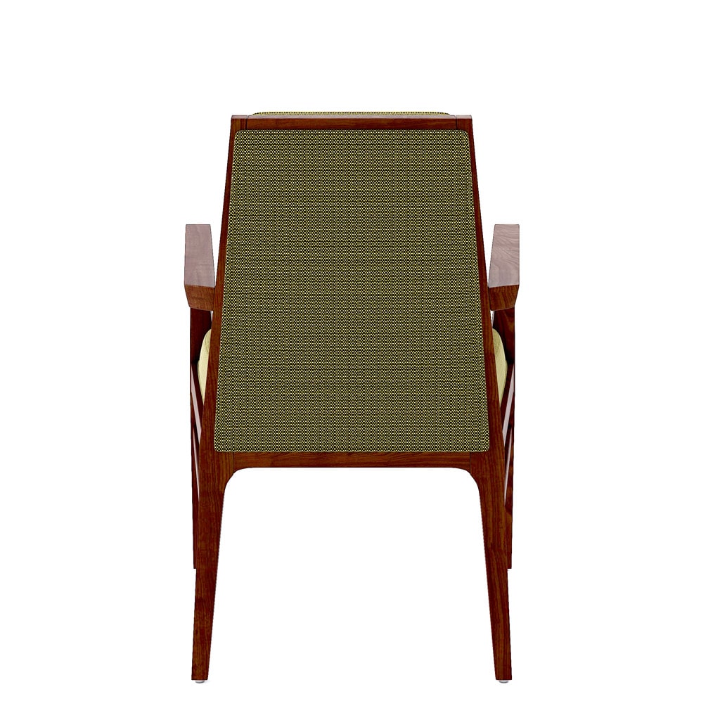 Lucca Armchair Back Angle