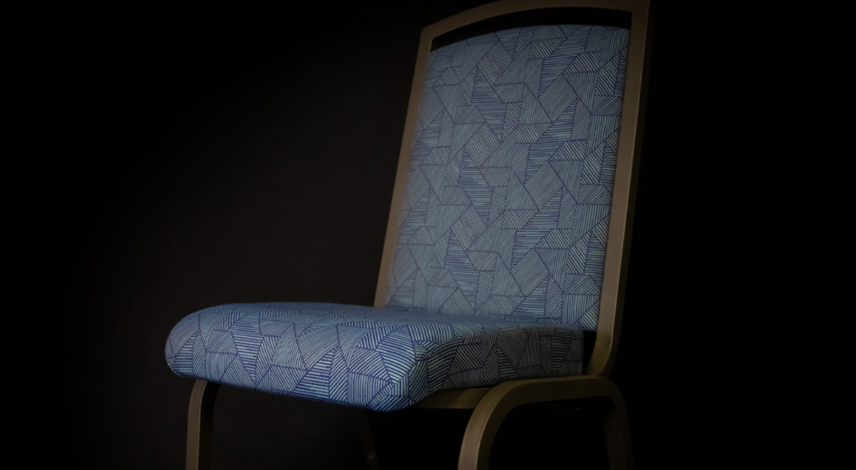 Close up of the Encore chair by MityLite