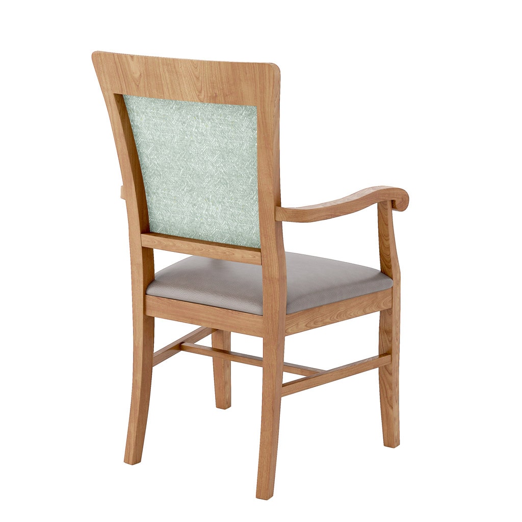 Remy Armchair High Back Back 45 angle