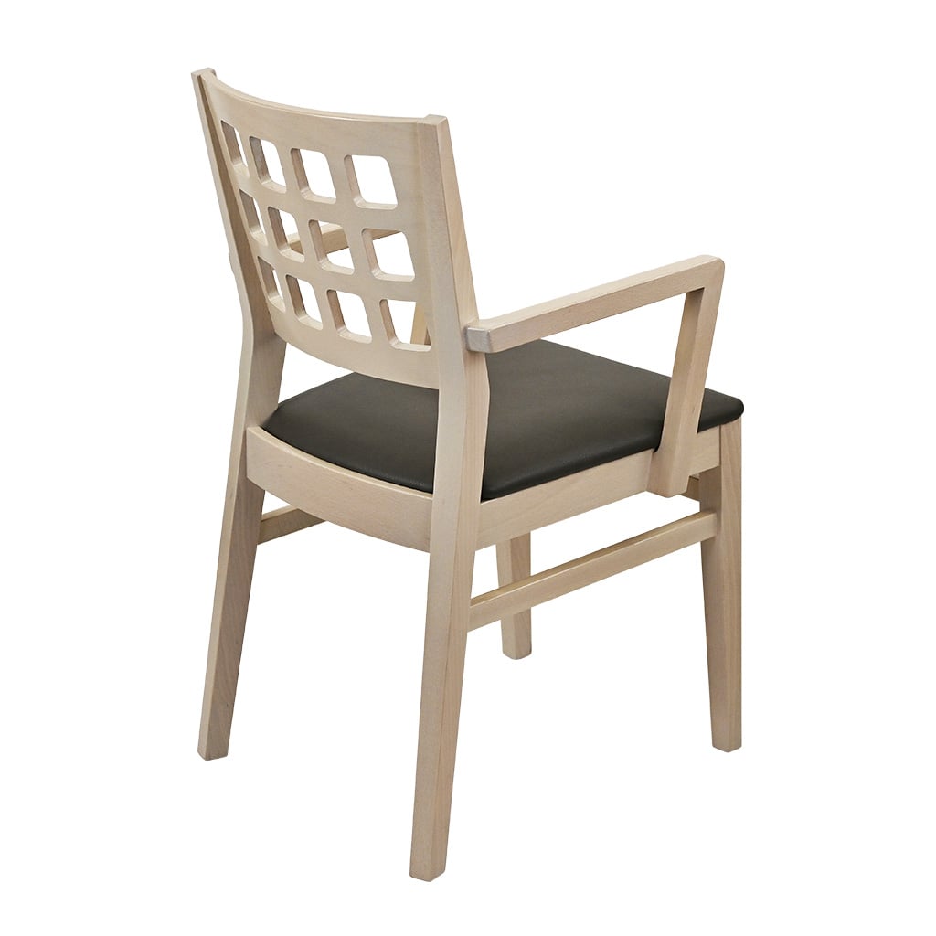 Durham Armchair Back 45 Angle