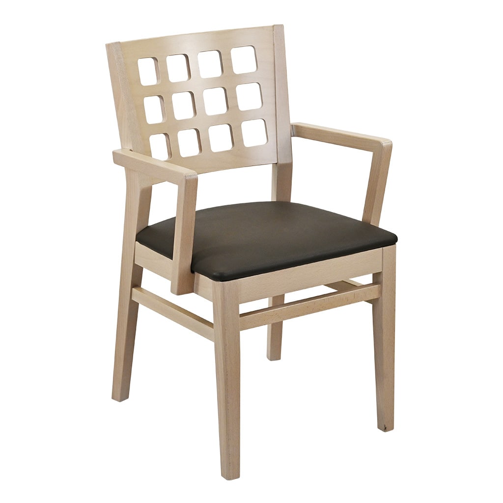 Durham Armchair Front 45 Angle