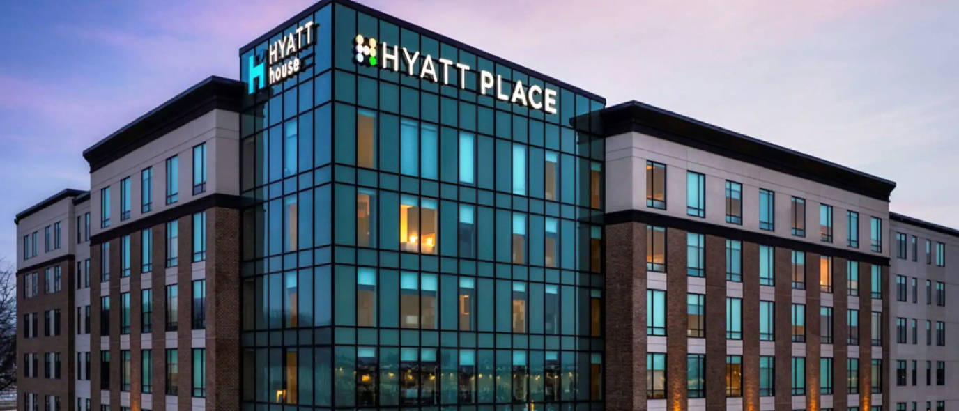 Emplacement du Hyatt