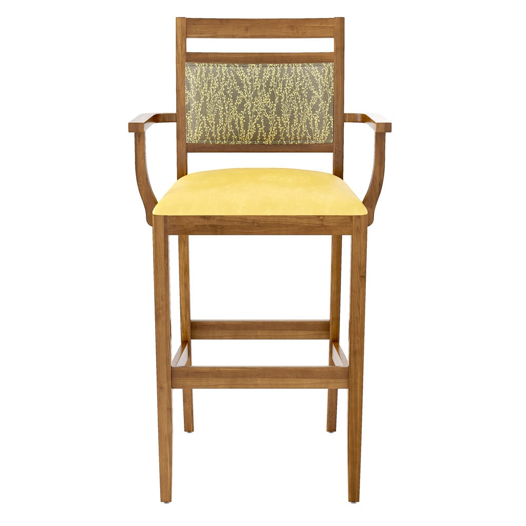 Alta Barstool with Arms Front