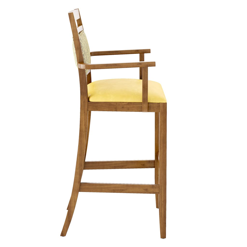 Alta Barstool with Arms Side