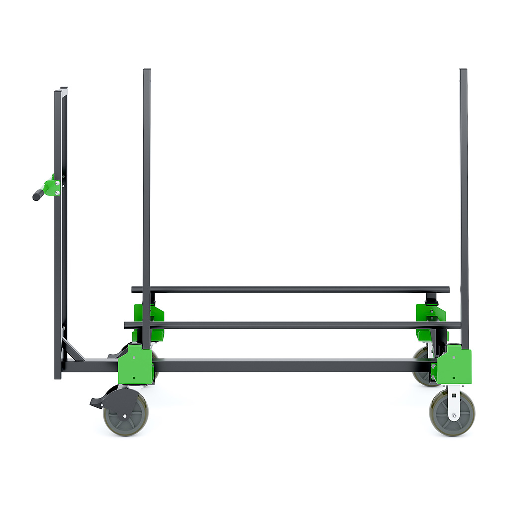 Linenless Slant Stack Cart Side Angle