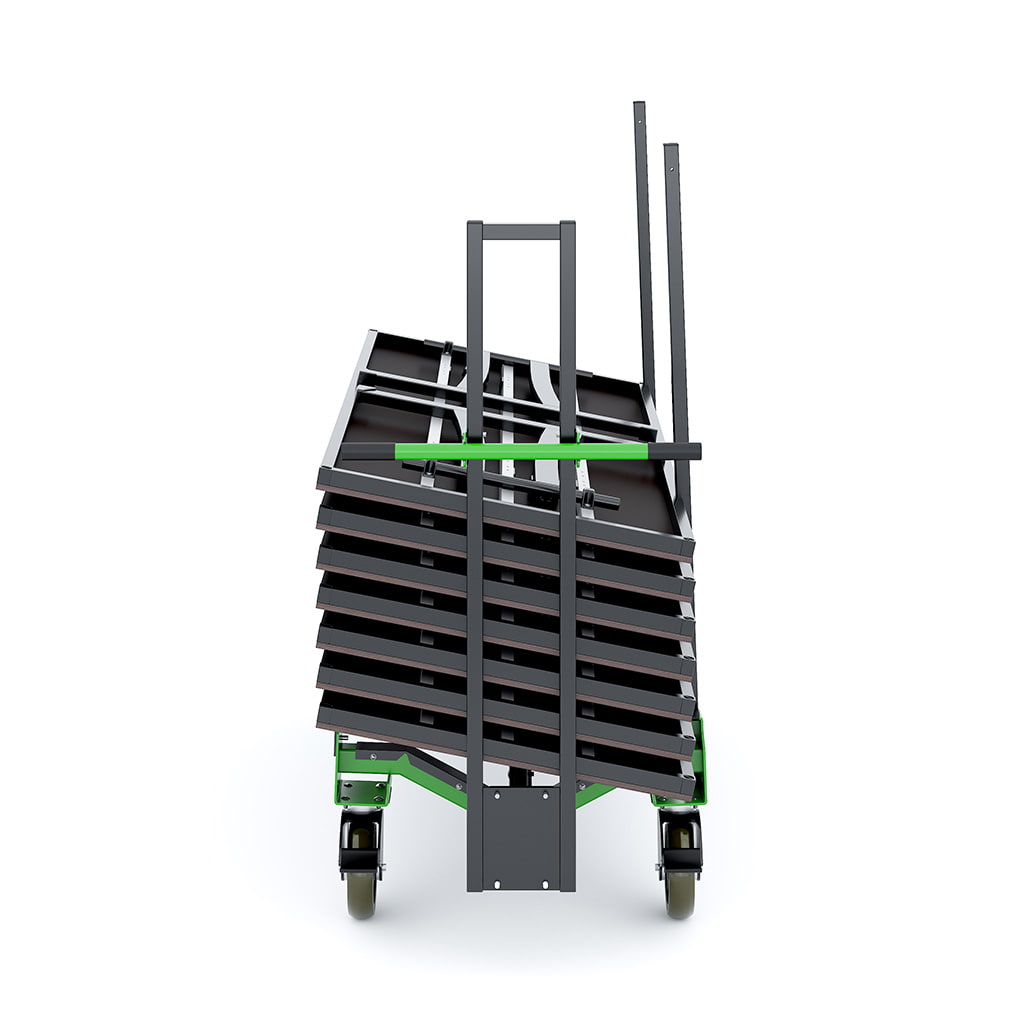 Linenless Slant Stack Loaded Cart Loaded