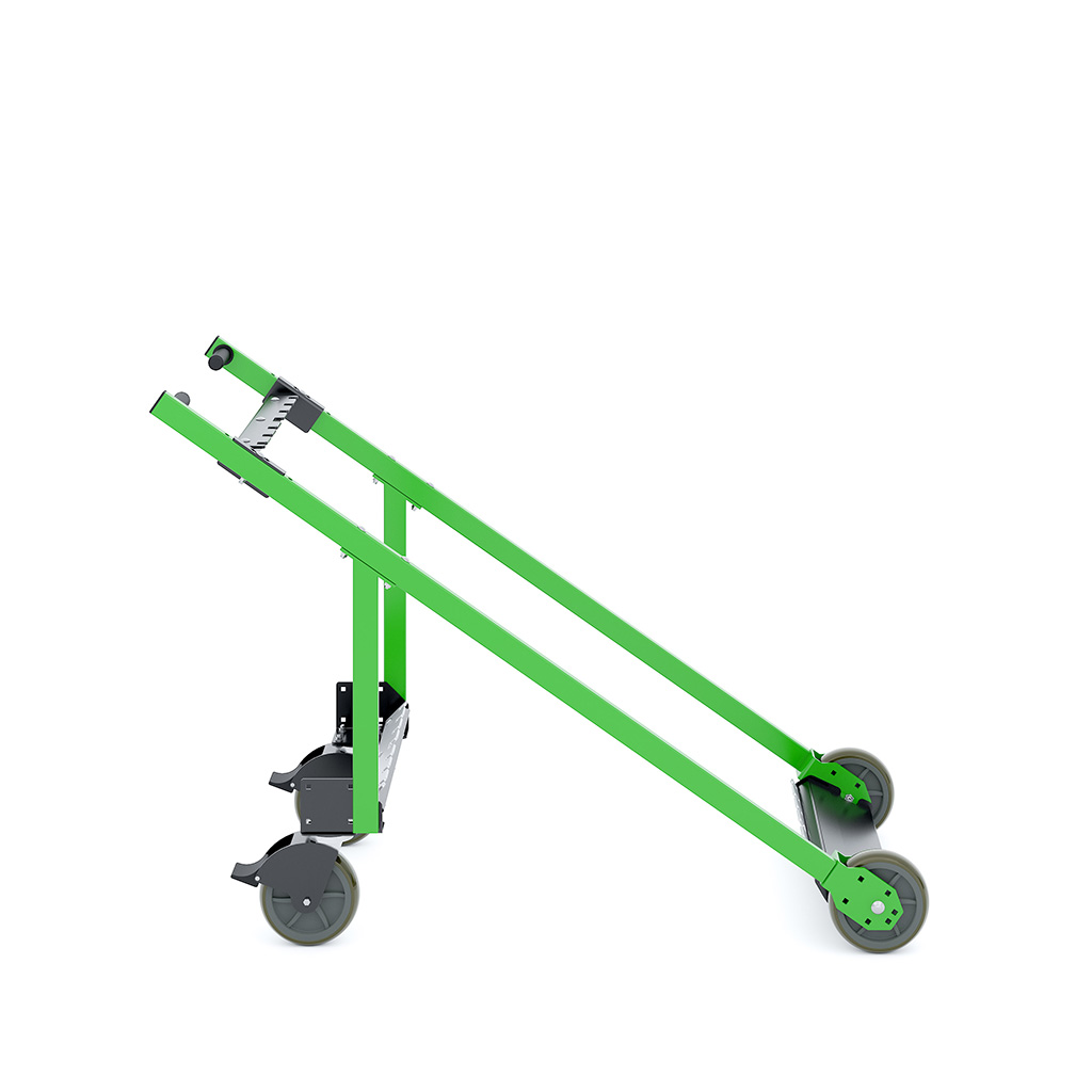 XpressPort Round Table Cart Side Angle