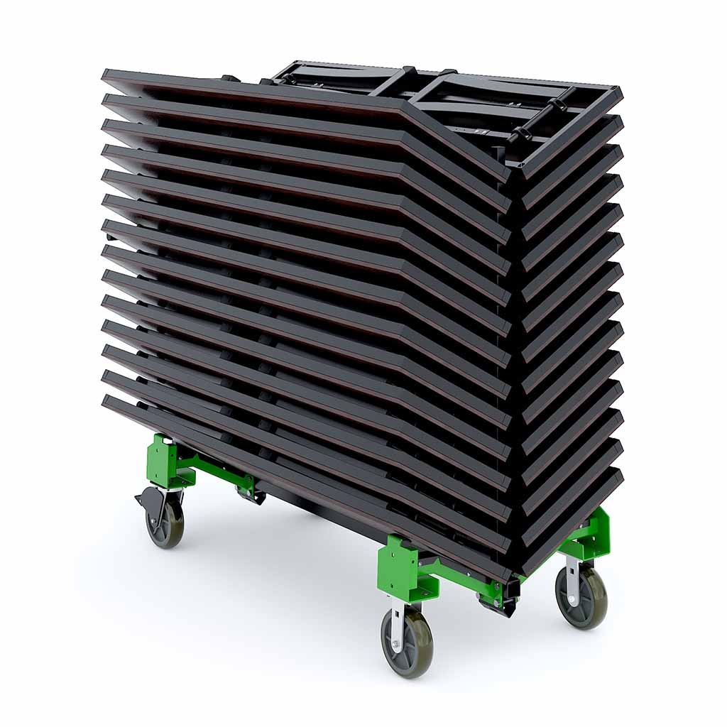XpressPort Slant Stack Cart Loaded 2
