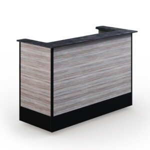 Front 45 angle of the Imara Mobile Bar