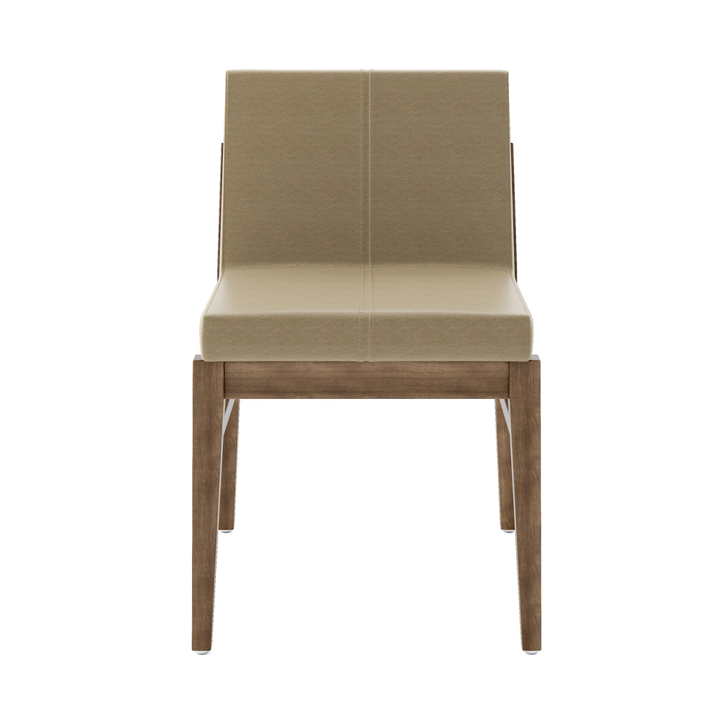 Front angle of the Mila Side Chair