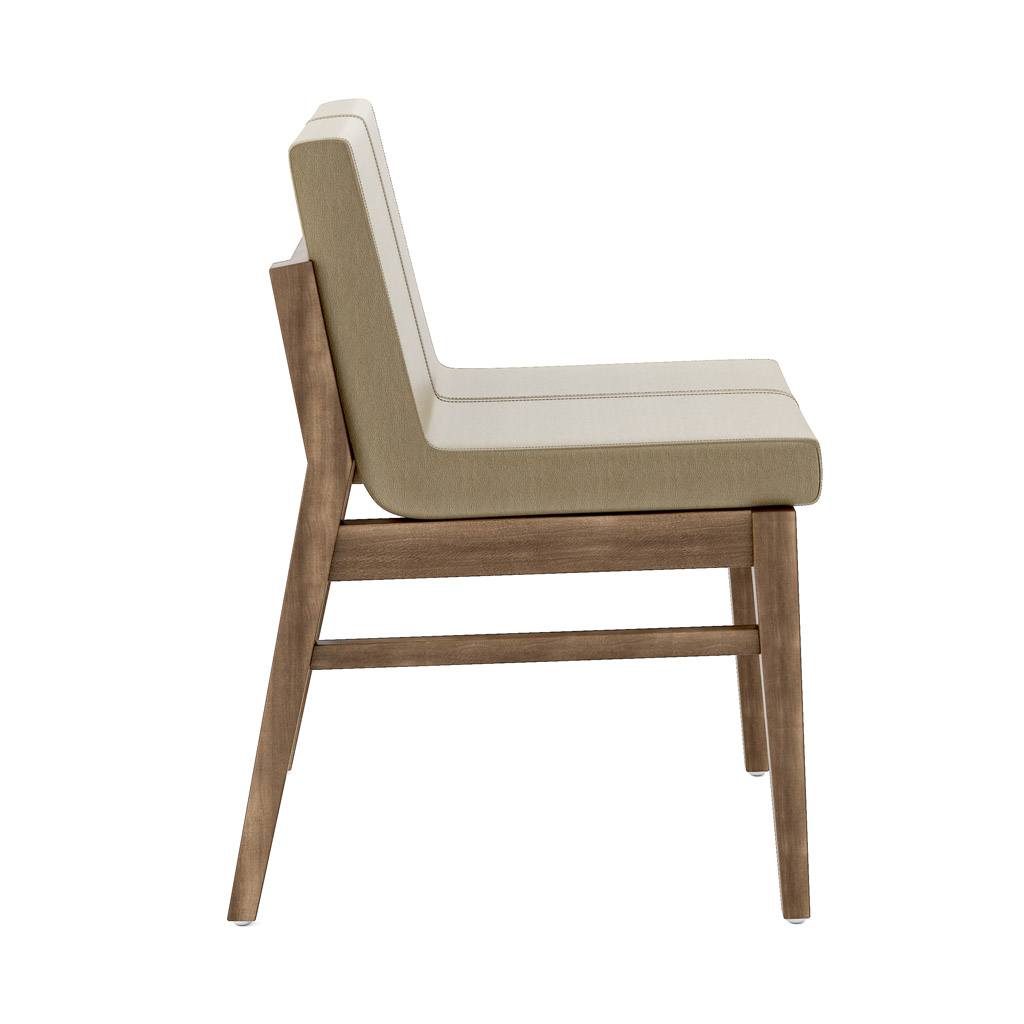 Side angle of the Mila Side Chair