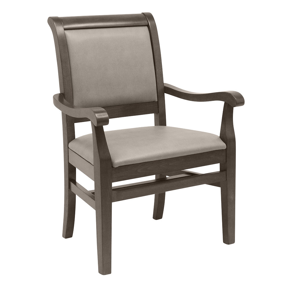 Kingston Bariatric Armchair front 45 in Rushmore Silt