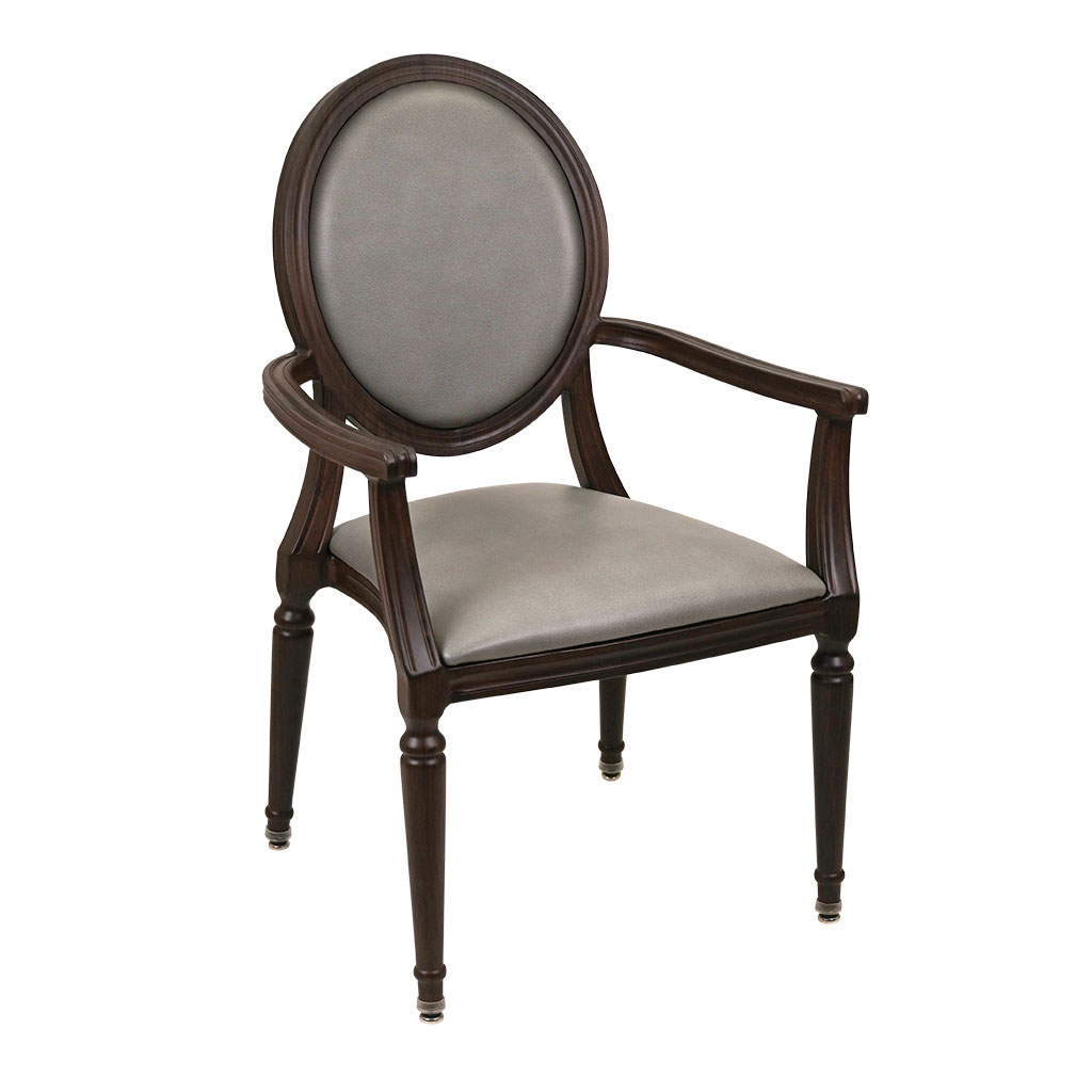 Fauteuil Oakley, face avant 45, coloris Rushmore Silt
