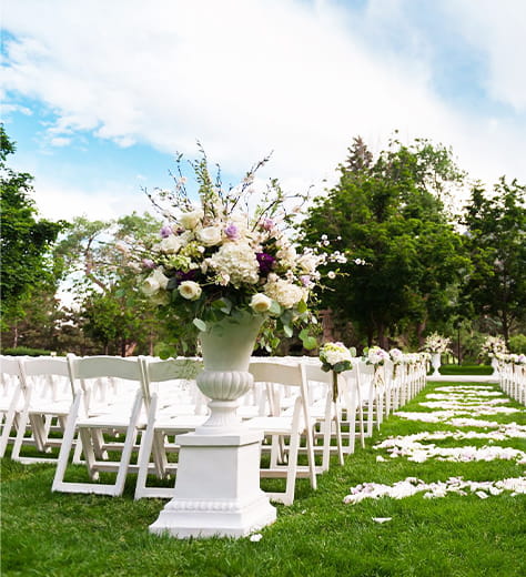 Outdoor wedding